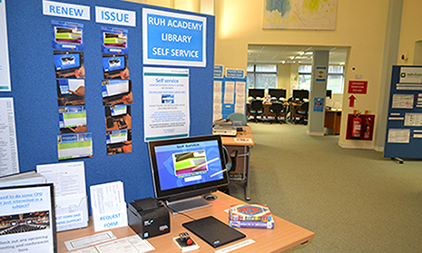 Library information desk