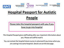 PICTURE OF FRONT PAGE OF AUTISM PASSPORT