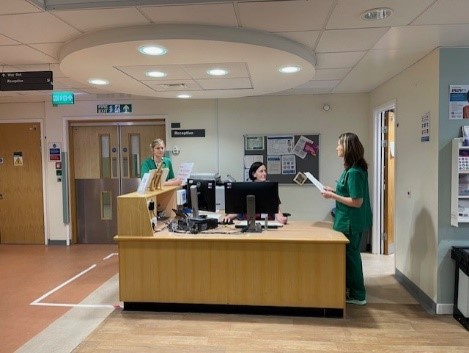 reception area
