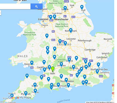 Map of patients