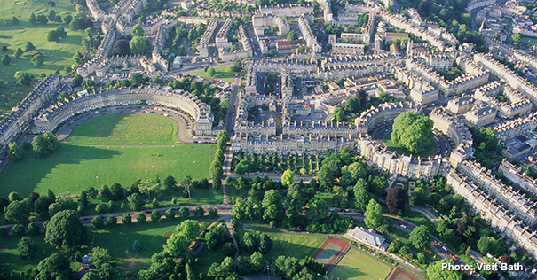 Aerial view of Victoria Park