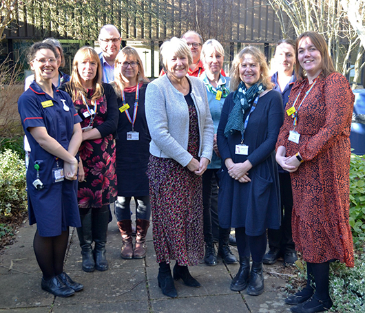 Professor Ruth Endacott with members of the RUH Research Team