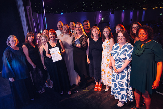 The Hospital At Home team at the 2025 RUH Staff Awards ceremony