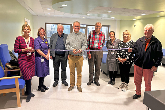 Ribbon cutting ceremony for the refurbished waiting areas