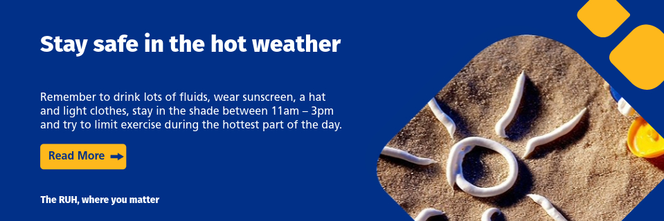 How to cope in hot weather - click to find out more