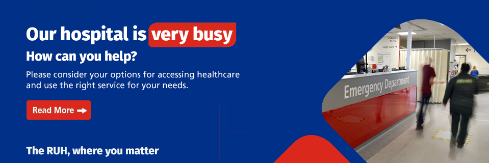 Our hospital is very busy - click to see other options to choose the right service for your needs