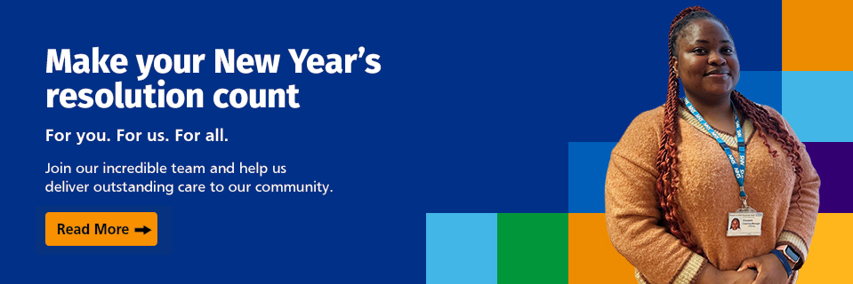 Make your New Year's resolution count and join our team - click to find out more