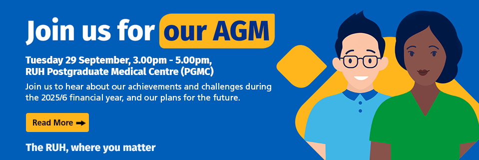 Join us for our AGM - click to read more