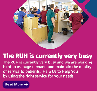 The RUH is currently very busy